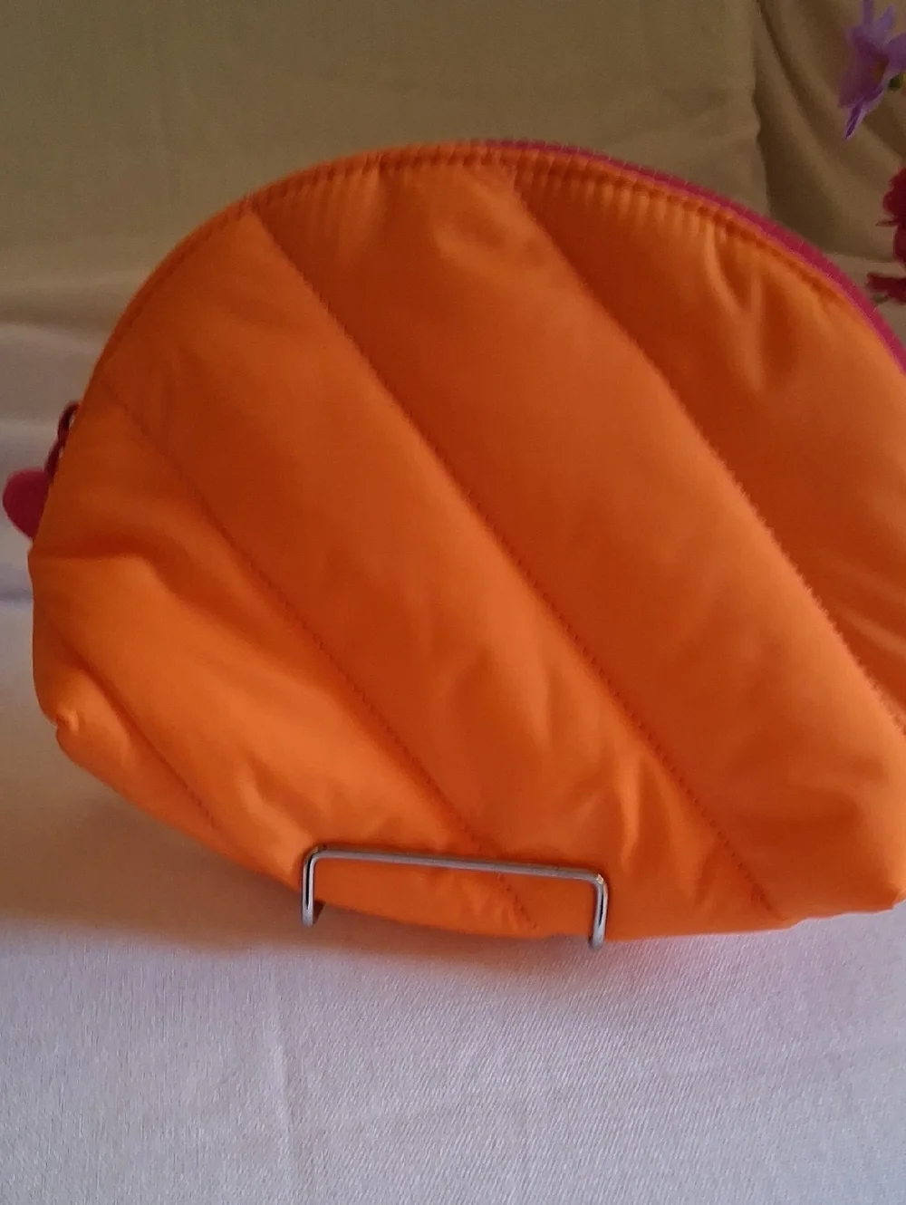 Orange Quilted Cosmetic Pouch – Women Bags Bath And Bodyworks